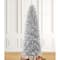 7.5ft. Unlit Silver Tinsel Artificial Christmas Tree